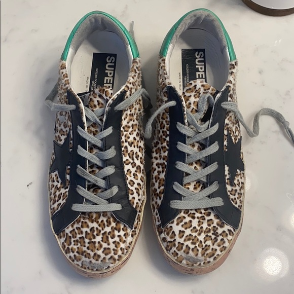 Golden Goose Shoes - Leopard Golden Goose women’s sneakers 9.5-10